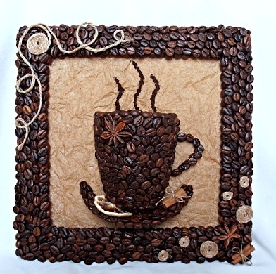 Cum se utilizează boabele de cafea în decorarea interioară