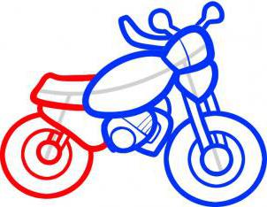 Cum de a desena o motocicletă Ural în etape