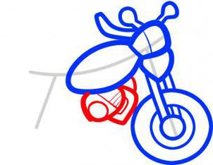 Cum de a desena o motocicletă Ural în etape