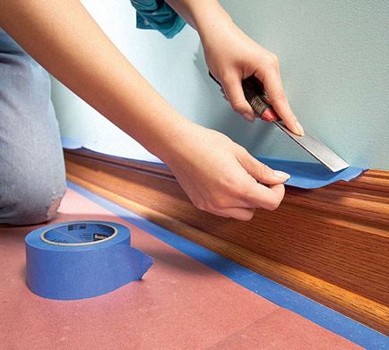 Hogyan készüljünk fel a festés baseboards saját kezűleg, épület portál