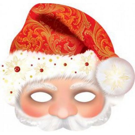 Cum de a treptat și de la ceea ce face o masca Moș Crăciun pentru noul an