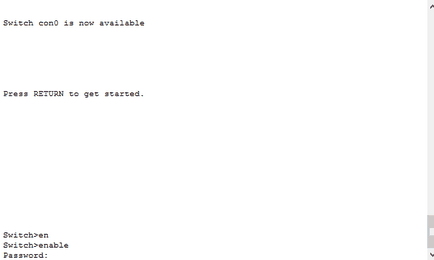 Cum se pune parola pe modul privilegiat în cisco pe exemplul de configurare cisco 2960 48tc-s