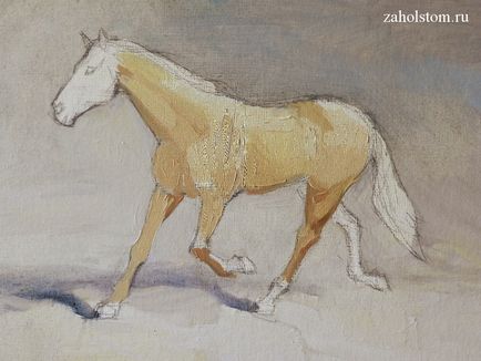 Як малювати кінь породистий скакун