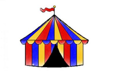 Як зробити купол цирку своїми руками відео