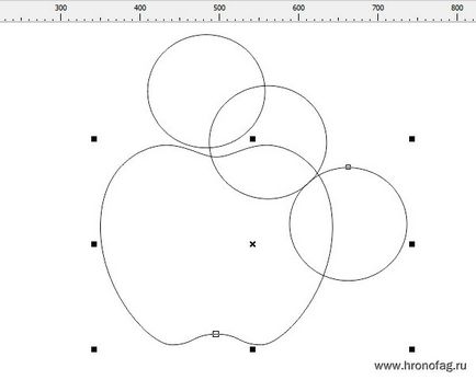 Як зробити логотип apple в кореле ч