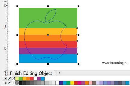 Як зробити логотип apple в кореле ч