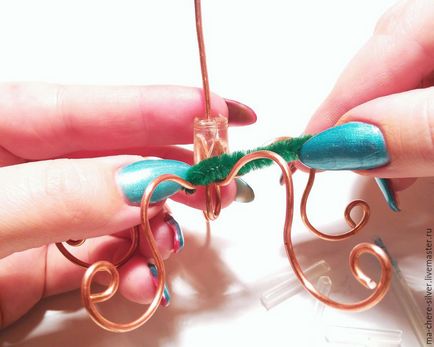 Як зробити новорічну ялинку з синельної дроту - ярмарок майстрів - ручна робота, handmade