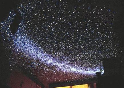 Як зробити стелю зоряне небо своїми руками (монтаж), нехай у вас вдома світять фосфорні