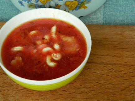 Hogyan tegyük forró cékla leves recept fotókkal klasszikus lépései - házi leves