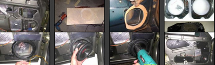 Cum se instalează 16 difuzoare într-o ușă de mașină fără podiumuri
