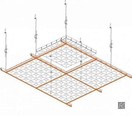 Cum se instalează un tip de plafon armstrong, care sunt tipurile sale, cum se calculează plafonul - un pătrat