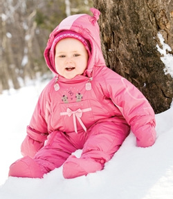 Hogyan válasszuk ki a téli ruhát a baba