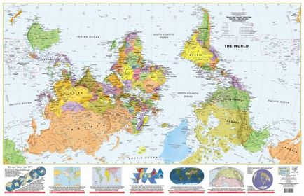 Cum arată hărțile geografice în întreaga lume?