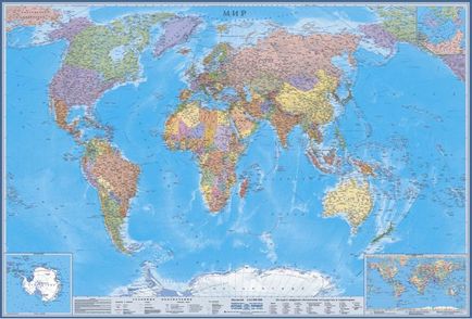 Cum arată hărțile geografice în întreaga lume?