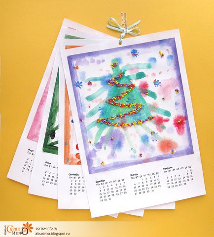 An calendaristic, calendare de fier vechi; program online pentru crearea de calendare de articole scrapbooking -