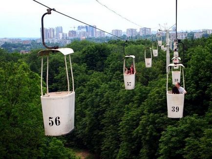 Telecabina din Kharkov (Kharkov - obiective turistice, ce să vezi, locuri interesante)