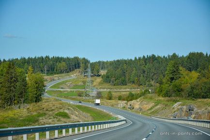 Karelia în jurul lacului Ladoga, furnici în pantaloni