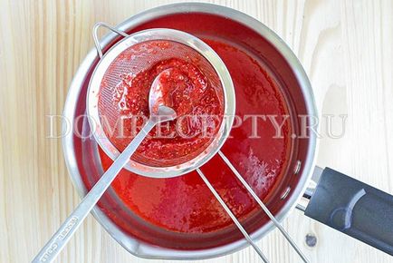 Rețetă de sos de căpșuni cu fotografie