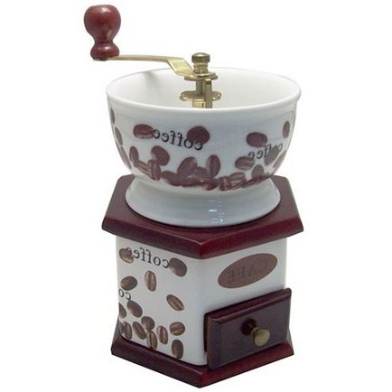 Mașină de cafea manuală - cea mai bună metodă de a obține cafeaua măcinată