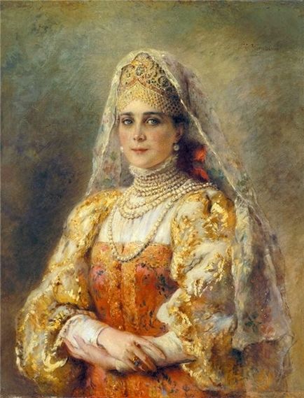 Kokoshnik de la femeia țărănească rusă la regina engleză