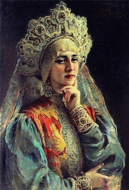 Kokoshnik de la femeia țărănească rusă la regina engleză