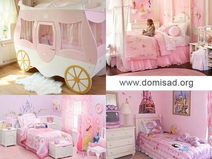 Princess Room - design copil pentru o fată, fotografie