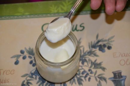 A következetesség a kész joghurt (konzisztencia a kész joghurt) A következetesség a kész joghurt