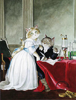 Pisici în pictura