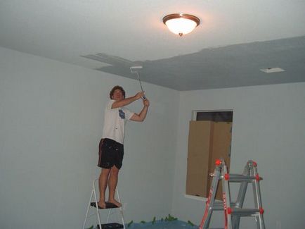 Фарбувати стелю або стіни - що спочатку легка справа