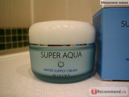 Crema de față missha super aqua crema de aprovizionare cu apă - 