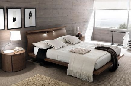Ліжка з масиву дерева - красиві інтер'єри спалень 40 фото