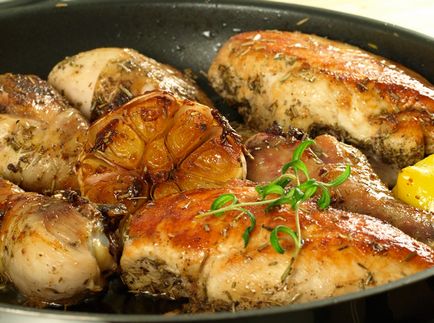 Csirke fokhagyma spanyol recept
