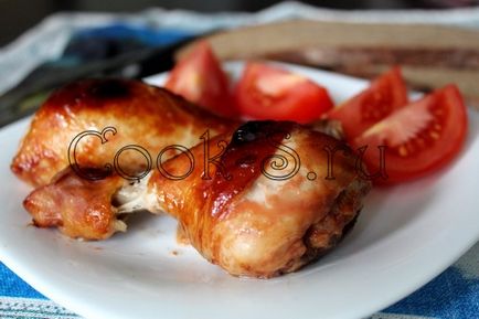 Csirke mézes-paradicsomos mártással - lépésről lépésre recept fotókkal, csirke ételek