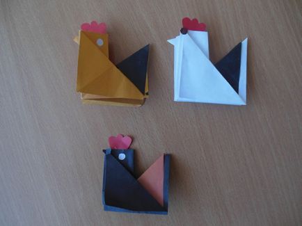 Курочка »складання з паперу, методом орігамі