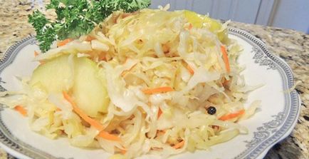 Sauerkar cu mere reteta (murat) Sauerkraut cu mere