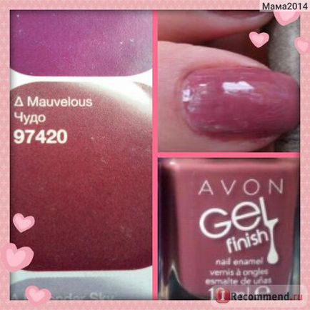 Lac de unghii gel avon de gel cu efect de gel - 