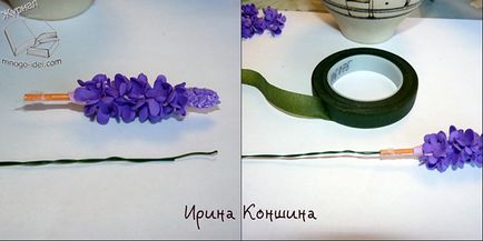 Lavender mester osztályt foamirana virágok saját kezűleg