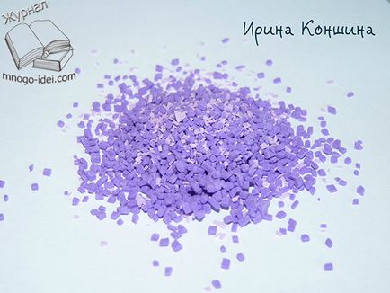 Lavanda de clasă maestru de la Foamiran, flori de mâini proprii