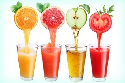 A kezelés természetes gyümölcslevek - egészséges élettartam