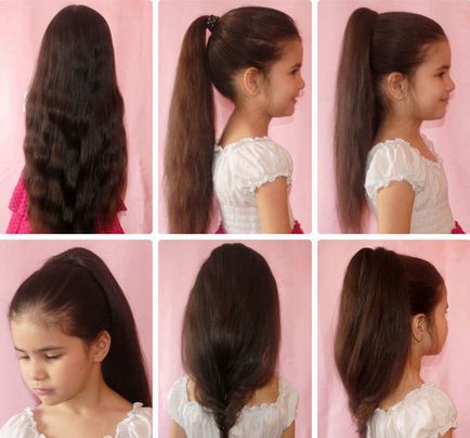 Леки прически за училищни стъпки - прически за средна коса у дома стъпка по стъпка снимка