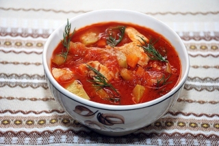 Masca pentru par din pasta de tomate