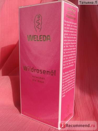 Olaj Weleda vadrózsa - „vadrózsa olaj - az élelmiszer-, a bőr hidratáló, masszázs és