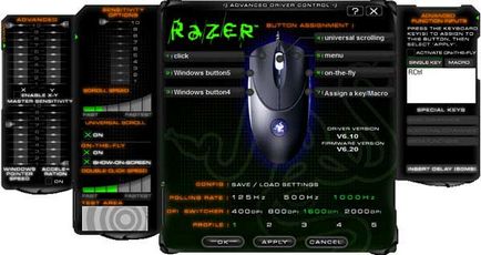 Egér Razer Copperhead és a pro-eszközök is