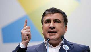 Mikheil Saakashvili a părăsit știrile poloneze