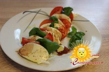 Mozzarella - egy klasszikus recept (mozzarella saláta mozzarella paradicsommal) Mozzarella - egy klasszikus recept