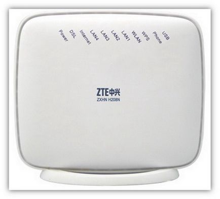 Configurarea wi-fi pe modemul Promsvyaz (zte) zxv10 h208l pentru fluture