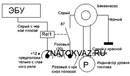 Nu funcționează pompa de benzină VAZ 2107 injector, diagnosticare