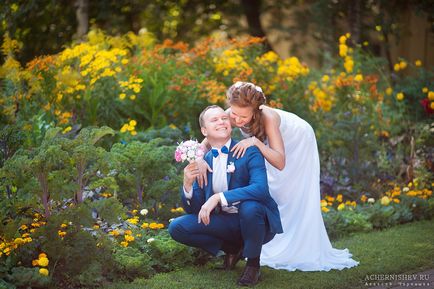 Grădina Neskuchny - mersul nunții și fotografierea fotografică, selecția de fotografii de la Chernyshev alexey