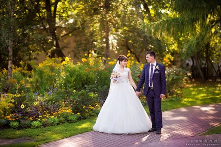 Nem unalmas kert - esküvői séta és fotózás, fotó kollekcióban Alexei Chernyshev