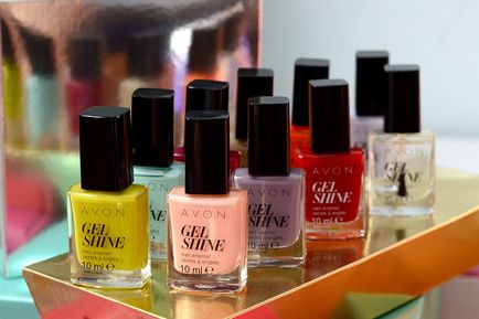 Нові відтінки улюблених лаків для нігтів gel shine від avon